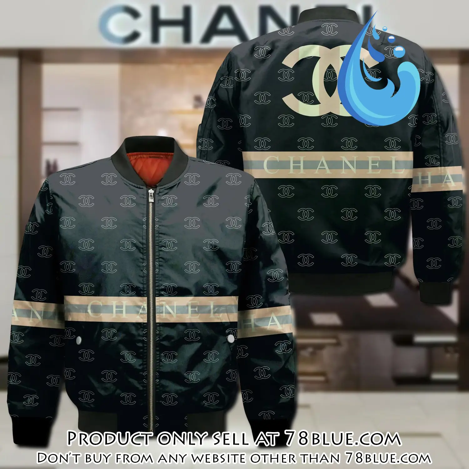 Chanel bomber jacket luxury brand clothing clothes outfit for men women 02 78b5742374
